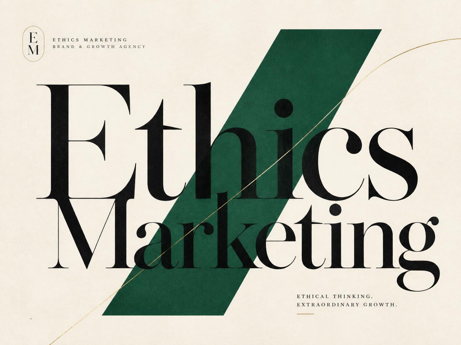 Ethics Marketing editorial mark